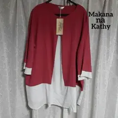 【未使用】Makana na Kathy　ブラウスチュニック　レイヤード風　3のサムネイル