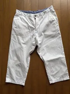 【TOMMY HILFIGER】ホワイト 七分丈パンツ