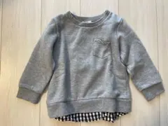 GLOBAL WORK グレー トレーナー Sサイズ