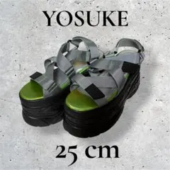 【美品】厚底スポーツサンダル グレー ２５センチのサムネイル