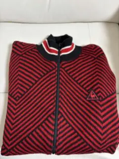 le coq sportif ゴルフセータージャケット 4L 赤黒