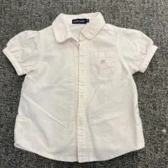 も*ん様 Ralph Lauren 半袖シャツ 100cm ピンク ストライプ