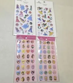 セリア キャンドゥ ディズニー プリンセス ぷっくりシール ストーンシールのサムネイル