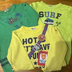 子供用長袖Tシャツ HB、ダブルビー3点セット