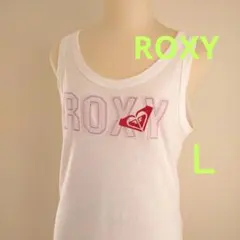 =ROXY=　ロゴ付きタンクトップ　Ｌ