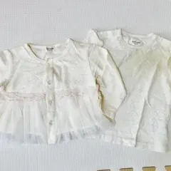 キッズズー 女の子 80 トップス カーディガン まとめ 可愛い