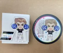 新テニスの王子様 テニプリ アニカフェ ミニアクリルスタンド&コースター　河村