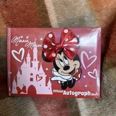 新品　海外ディズニー　アメリカ　カリフォルニア　サイン帳　ミニー シール フォトのサムネイル