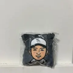 ソフトバンク　若鷹ガチャ　クッションキーホルダー　上沢