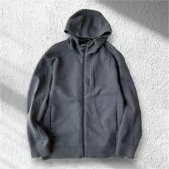 【ユニクロ】ストレッチドライスウェットフルジップパーカ ポケット有 長袖 L
