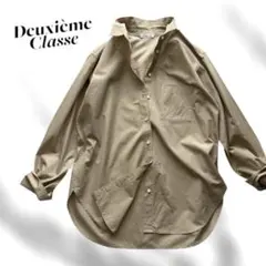 美品♡【エブリデイアイライク】ワイドウォッシュシャツ 綿 コットン 