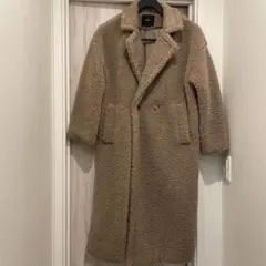 レディース ボア ロングコート