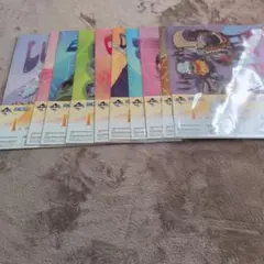 ワンピース一番くじI賞カラフルキャラクタークリアファイル10枚セット