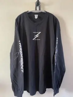 RIIZE ライズ サンダーボルトプリント 長袖カットソー 黒