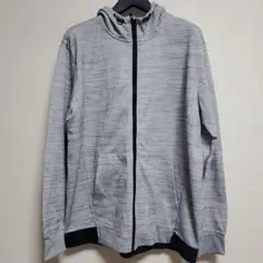 グレー フード付き ジャンパー