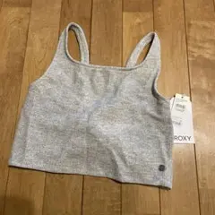 ROXYロキシービスチェタンクトップショート丈グレー海水着M