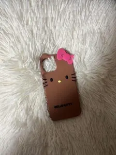 ハローキティ iPhoneケース ブラウン