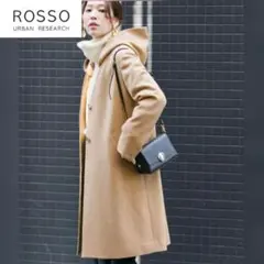 【美品】アーバンリサーチロッソ 2WAY フードコート　ベージュ