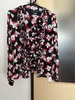 HANAE MORI 花柄 シアー アンサンブルのサムネイル