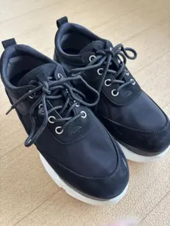 黒のレースアップ厚底スニーカー OLIVE des OLIVE 23～23.5のサムネイル