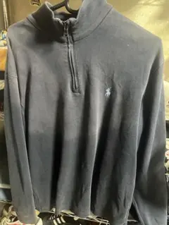 Polo Ralph Lauren ハーフジップ トレーナー M ダークグレー