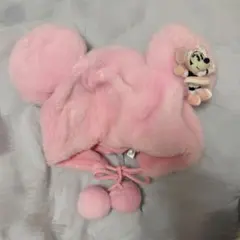 ディズニー ファンキャップ ピンク ラメ