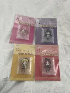 魔法少女まどかマギカ アニプレックスくじ G賞 ミニアクリルスタンド 4点セット