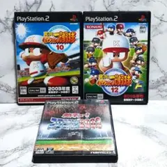 PS2ソフト パワプロ10と12/熱チュープロ2003 野球3本セット 匿名配送