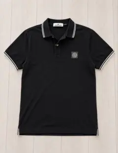 STONE ISLAND ポロシャツ ブラック スリムフィットのサムネイル