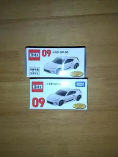 トミカくじ3弾　09　トミカ トヨタ　GR 86 ホワイト　2台セット新品