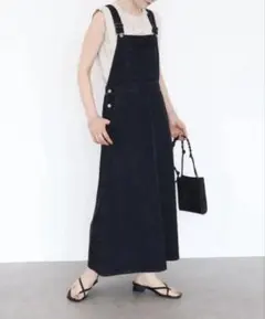 アメリカンホリックAMERICAN HOLIC ジャンバースカート ブラック