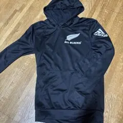 adidas ALLBLACKS オールブラックス　パーカー　XS
