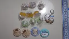 ちいかわ　チョコサプ　刺繍缶バッチ　キーホルダー