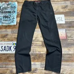 と*も様 Dickies ワークパンツ ブラック W32ワークパンツ 古着　M相