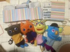 【最終価格】英語教育 （Stage1〜6 DVD、CD、人形、発音器、英語絵本）
