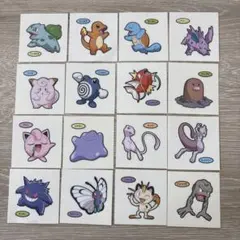 ポケモンパン　デコキャラシール　216弾　16枚