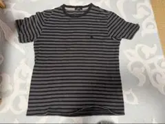 BURBERRY LONDON ブラック ストライプ Tシャツ Lサイズ