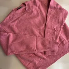 UNIQLOピンク ウールセーターLサイズ