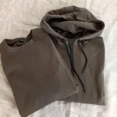 UNIQLO +J　パーカー　スウェット 2点　オリーブ L