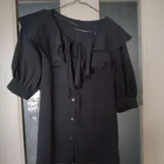 GUビッグラッフルブラウス未使用