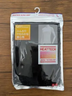 UNIQLOヒートテックウルトラライトタートルネックT（長袖）Lサイズ　ブラック