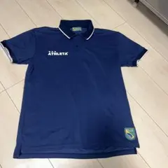 アスレタ　ポロシャツ紺色　L