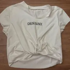 SHEIN DESTINY ロゴ Tシャツ ホワイト Mサイズ