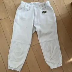 150センチ　ZETT ゼット　野球　ユニフォーム　白　練習　パンツ