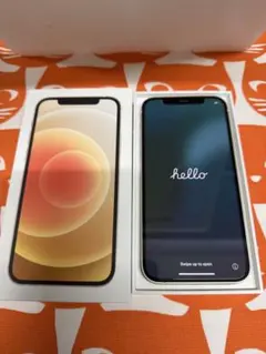 美品★apple iPhone12 本体 ホワイト 64GB★SIMロック解除済