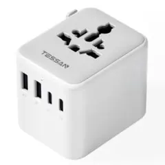 変換プラグ 全世界対応 TESSAN 旅行用変換器 C/O/BF/Aタイプ
