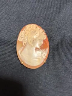 カメオ ブローチ ペンダントトップ