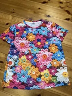 SHEIN キッズ 花柄 Tシャツ 10Y