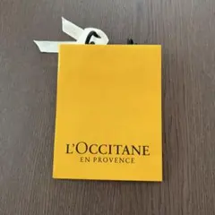【ショッパー】ロクシタン リボン メッセージカード付 紙袋 ギフト ラッピング
