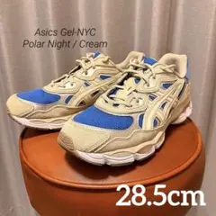 【美品】Asics Gel-NYC Polar Night/Cream 28.5